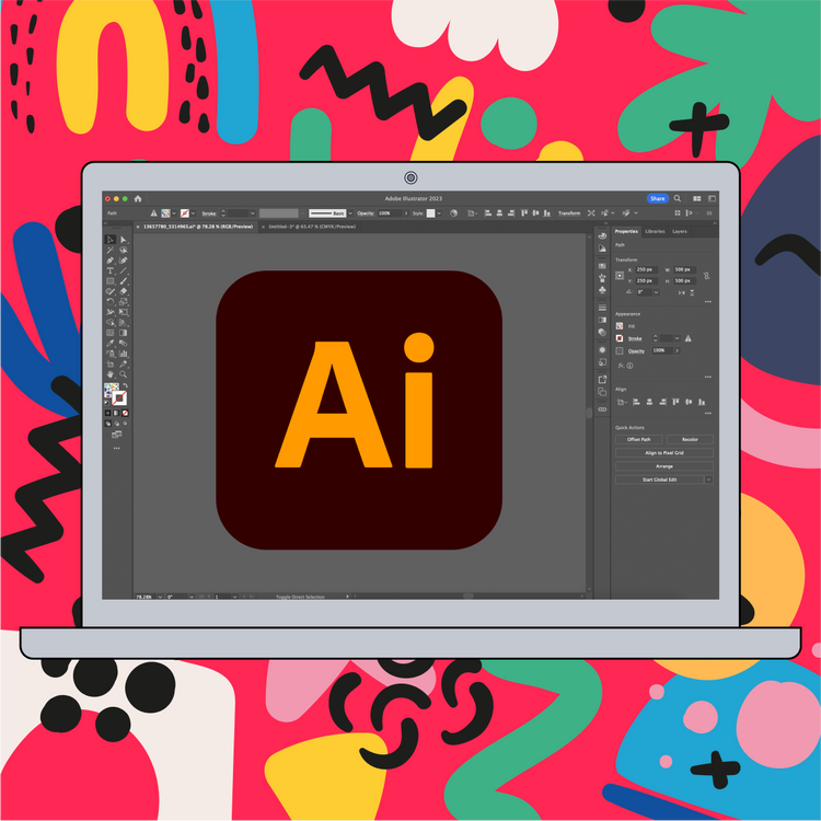 How to merge shapes in illustrator